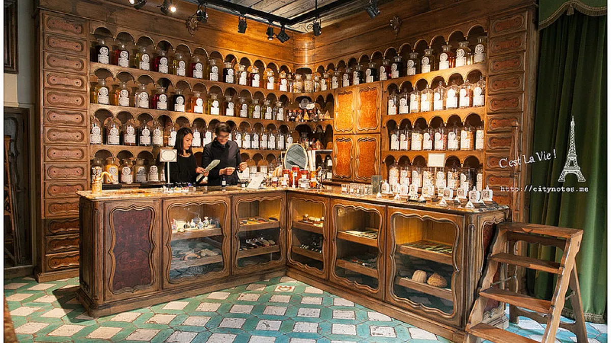 何不親臨巴黎百年香氛藥妝店,在19世紀香氛大師的帶領之下,來段浪漫的香氛之旅?(圖/由城市。食畫誌)