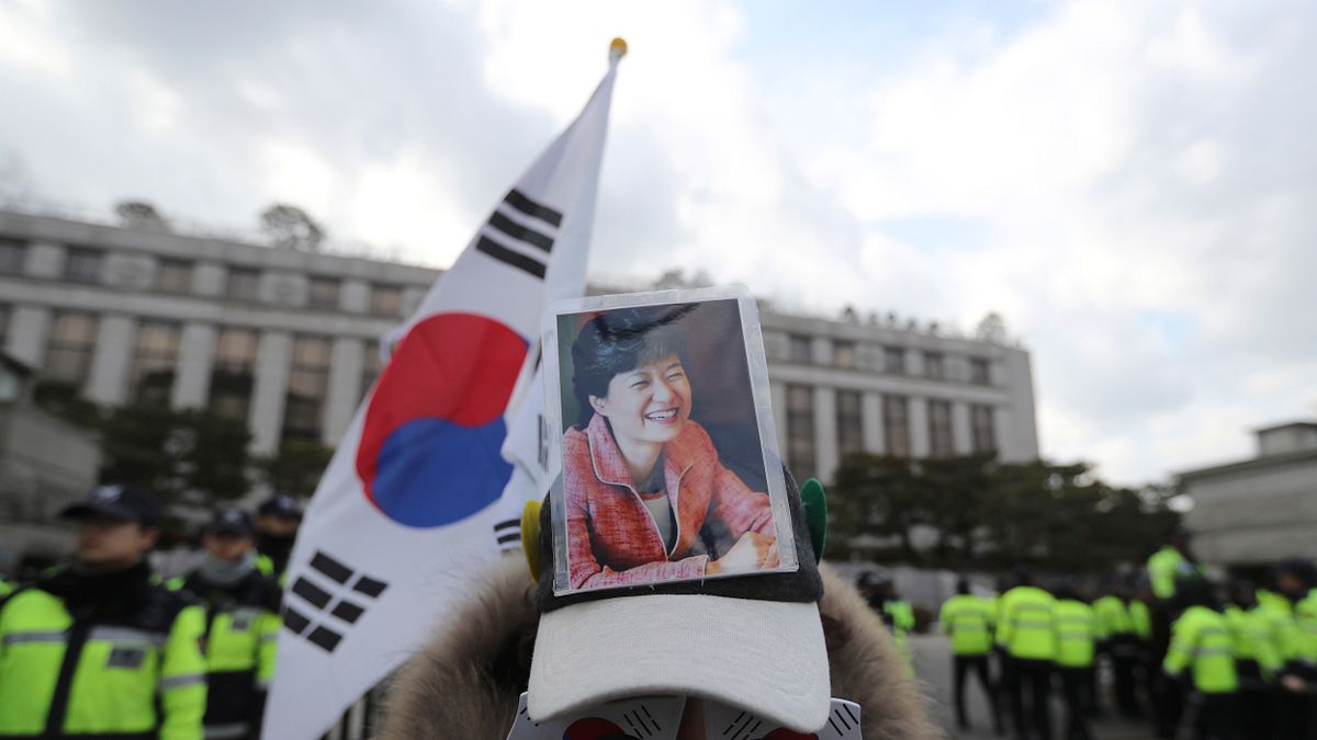 朴槿惠成為南韓憲政史上首位被彈劾下台的總統(AP) 朴槿惠成為南韓憲政史上首位被彈劾下台的總統(AP)
