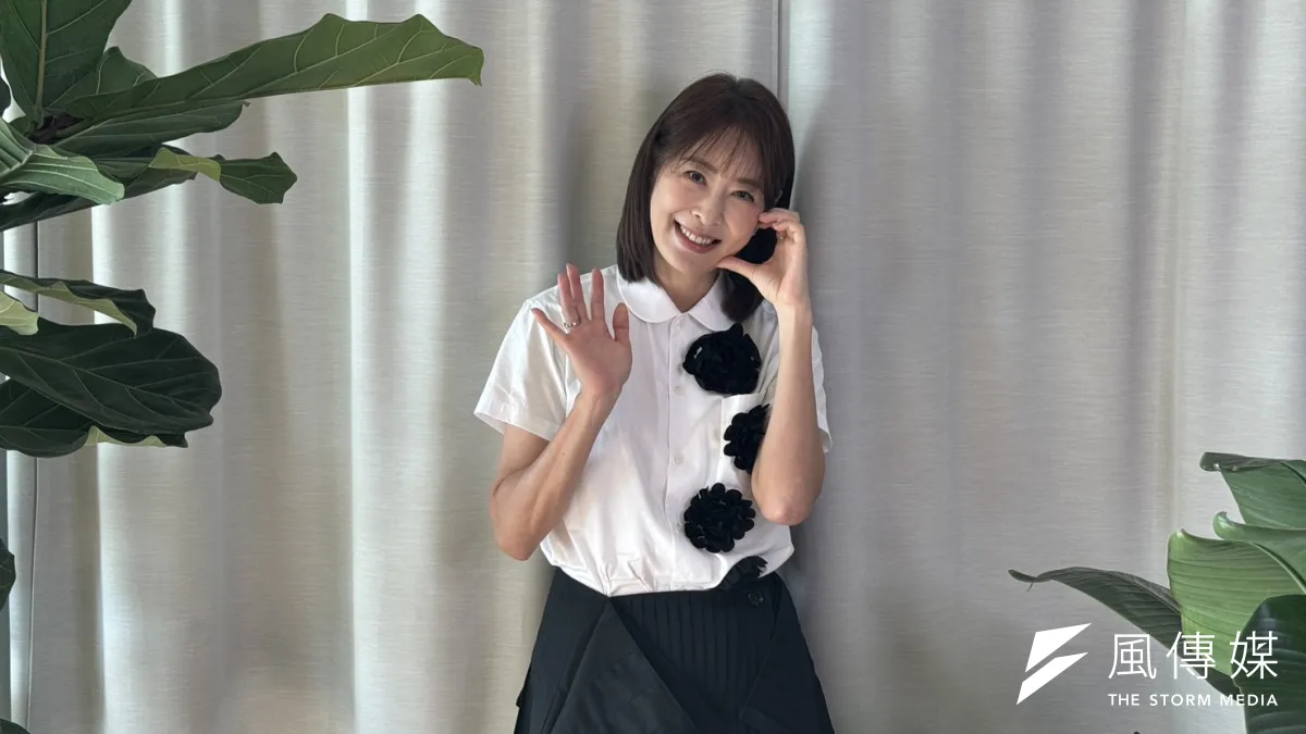 台北101董事長賈永婕上任屆滿1年,今(17)日舉辦感恩茶會回顧過去以及展望未來。(劉芯衣攝)