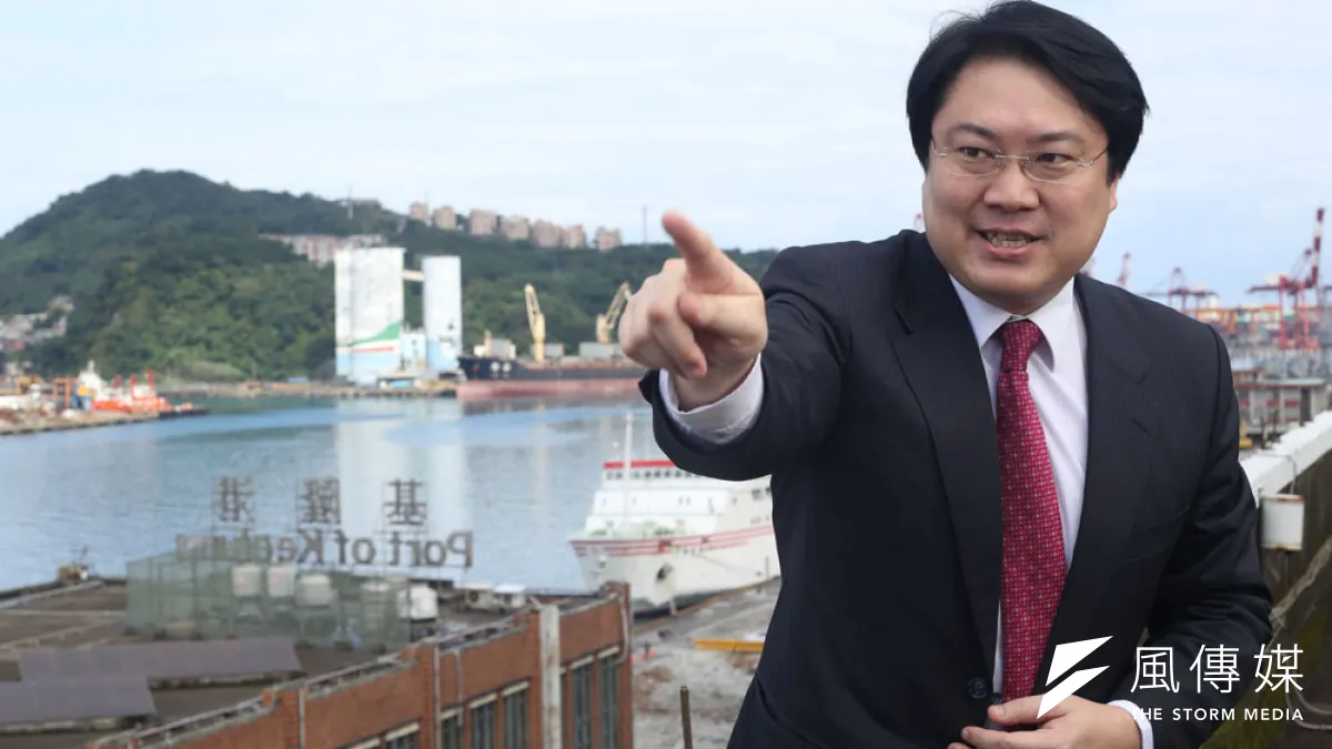 林右昌在代理民進黨主席時的嗆辣直言,為他贏得全國性的目光關注。(郭晉瑋攝)