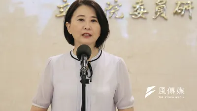 國民黨立委王鴻薇18日受訪。(柯承惠攝)