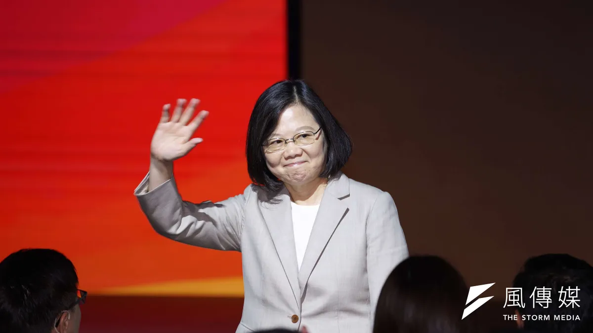 總統蔡英文硬是改掉了民進黨提名初選規則。(盧逸峰攝)