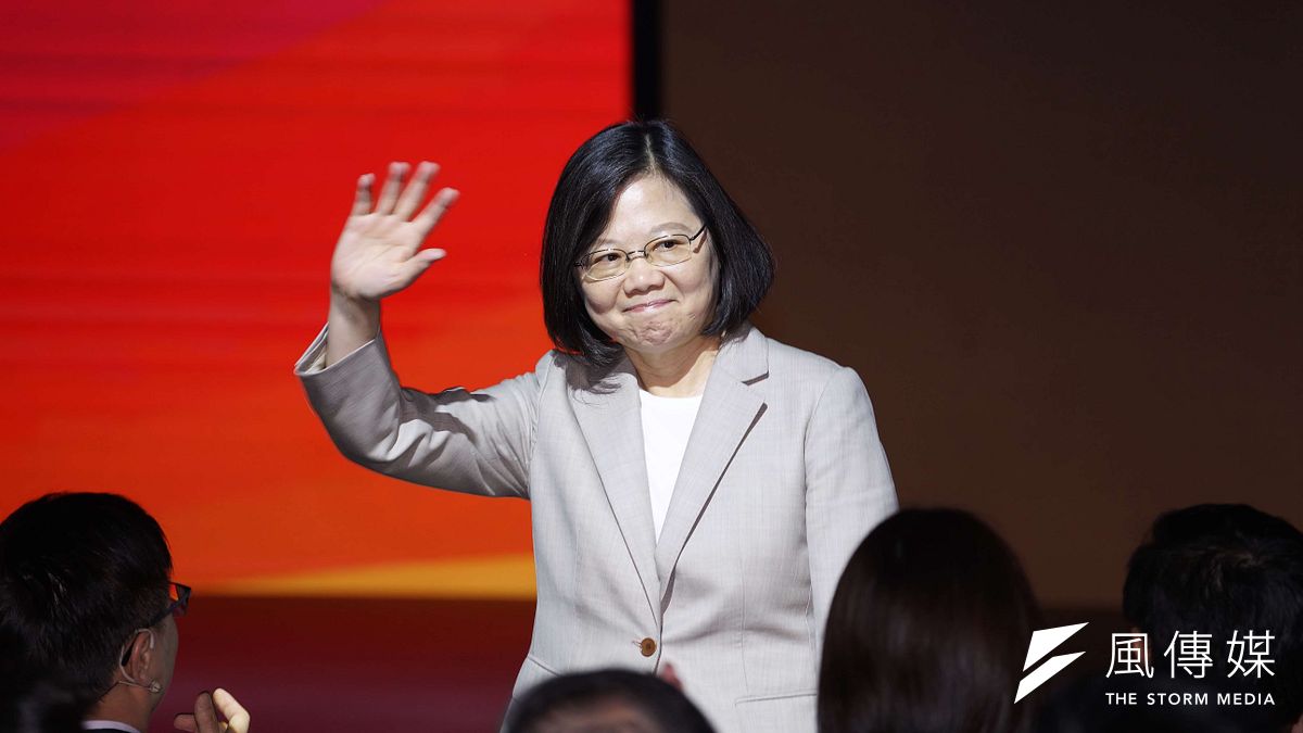 總統蔡英文硬是改掉了民進黨提名初選規則。(盧逸峰攝) 總統蔡英文硬是改掉了民進黨提名初選規則。(盧逸峰攝)