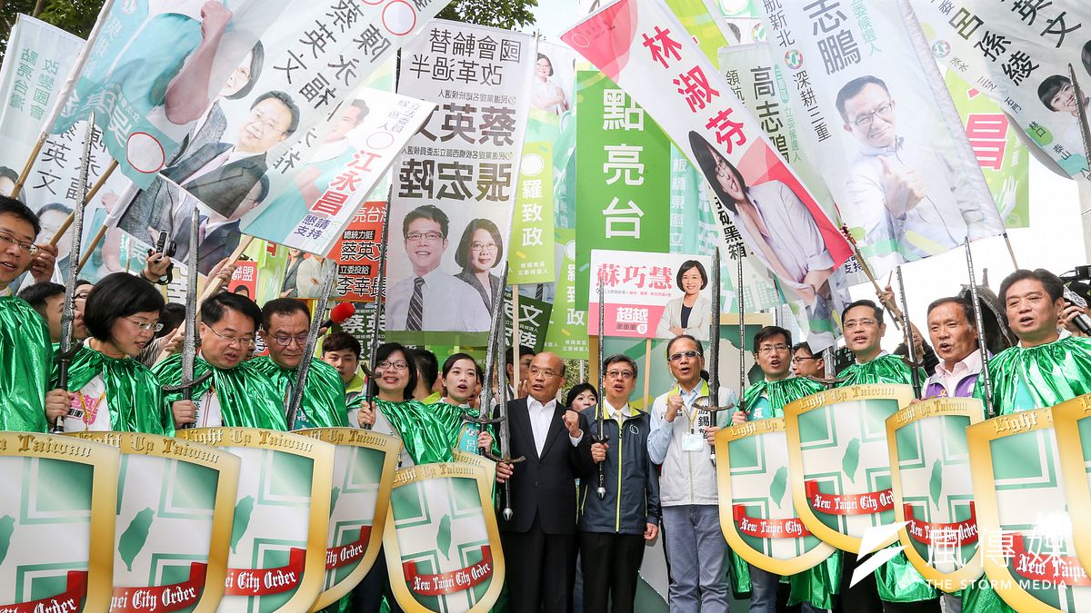 台灣指標民調今公布民眾政黨票投票意向,民進黨以37.5%取得領先。(資料照,陳明仁攝) 台灣指標民調今公布民眾政黨票投票意向,民進黨以37.5%取得領先。(資料照,陳明仁攝)