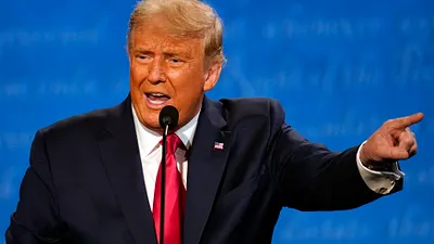 美國總統共和黨候選人川普(見圖)原在開票初期取得優勢,但卻被民主黨候選人拜登後來居上。(資料照,美聯社)