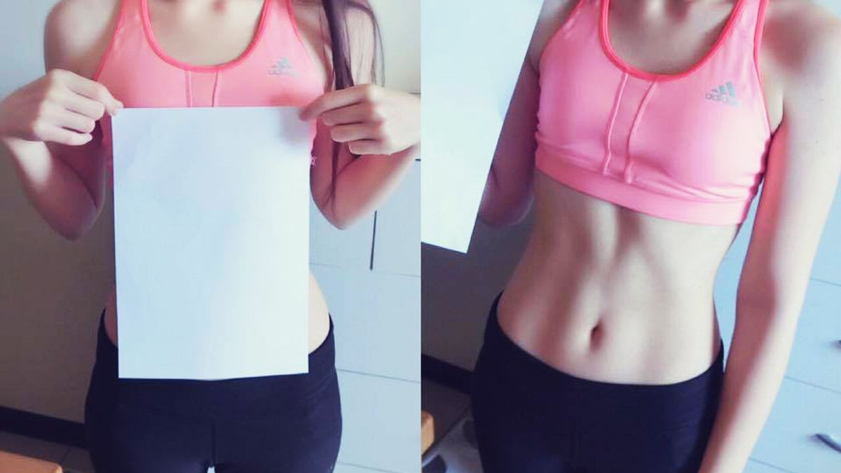 台灣女星吳心緹有著甜美外表,但同樣也來挑戰A4腰,還隱約看的見腹肌線條,讓網友紛紛留言:「這身材太猛了!」(圖/吳心緹@Facebook) 台灣女星吳心緹有著甜美外表,但同樣也來挑戰A4腰,還隱約看的見腹肌線條,讓網友紛紛留言:「這身材太猛了!」(圖/吳心緹@Facebook)