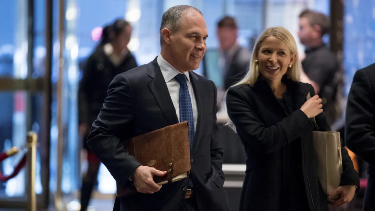 奧克拉荷馬州檢察長普魯特(Scott Pruitt)可望出任川普新政府的境保護署(EPA)署長(AP)
