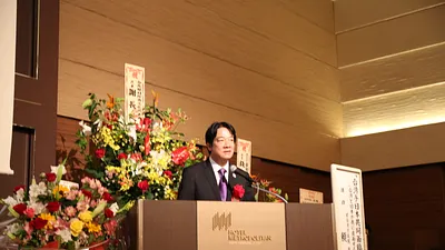 前行政院長賴清德12日在東京以「台灣與日本共同面臨的挑戰與機會」為題發表演講。(資料照,賴清德辦公室提供)