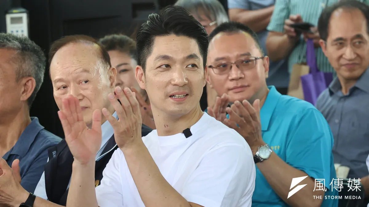 台北市長兩分民調中,蔣萬安(見圖)的支持度,與「預測市場」呈現兩極化態勢。(資料照,柯承惠攝)