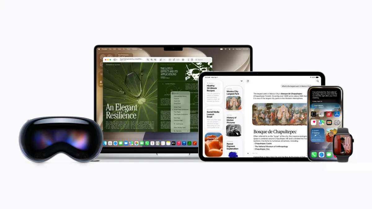 新版 Siri 由 Apple Intelligence 驅動,功能顯著提升、對話更自然,且與各個產品深度整合。(翻攝自Apple官網)