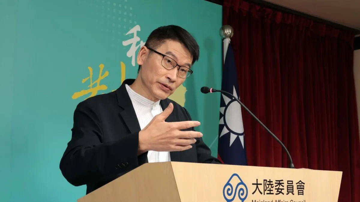 為政府恣意封網而提出諍言的傳播學者羅世宏,在陸委會副主委梁文傑口中成了「所謂的傳播學者」。圖為陸委會副主委梁文傑。(中央社)
