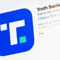 由川普創立的社群平台Truth Social。(美聯社) 由川普創立的社群平台Truth Social。(美聯社)