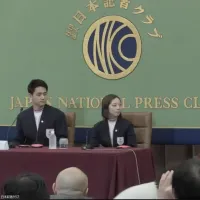 三浦璃来・木原龍一組がミラノ五輪金メダル獲得を受け会見し、結成7年の絆と日本ペア初の快挙への感謝を語った。(写真/日本記者クラブ提供) 三浦璃来・木原龍一組がミラノ五輪金メダル獲得を受け会見し、結成7年の絆と日本ペア初の快挙への感謝を語った。(写真/日本記者クラブ提供)