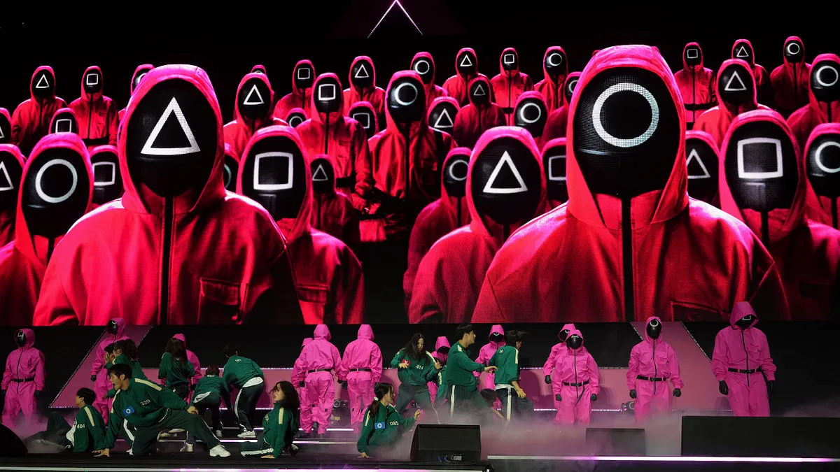 2025年6月28日、ソウルで行われた『イカゲーム』プロモーションイベント。(写真/AP) 2025年6月28日、ソウルで行われた『イカゲーム』プロモーションイベント。(写真/AP)