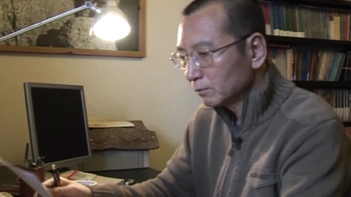 中國異議作家、諾貝爾和平獎得主劉曉波健康時的模樣,攝於2008年1月(AP)