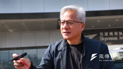 輝達執行長黃仁勳日前抵台,所到之處掀起不少旋風。(顏麟宇攝)