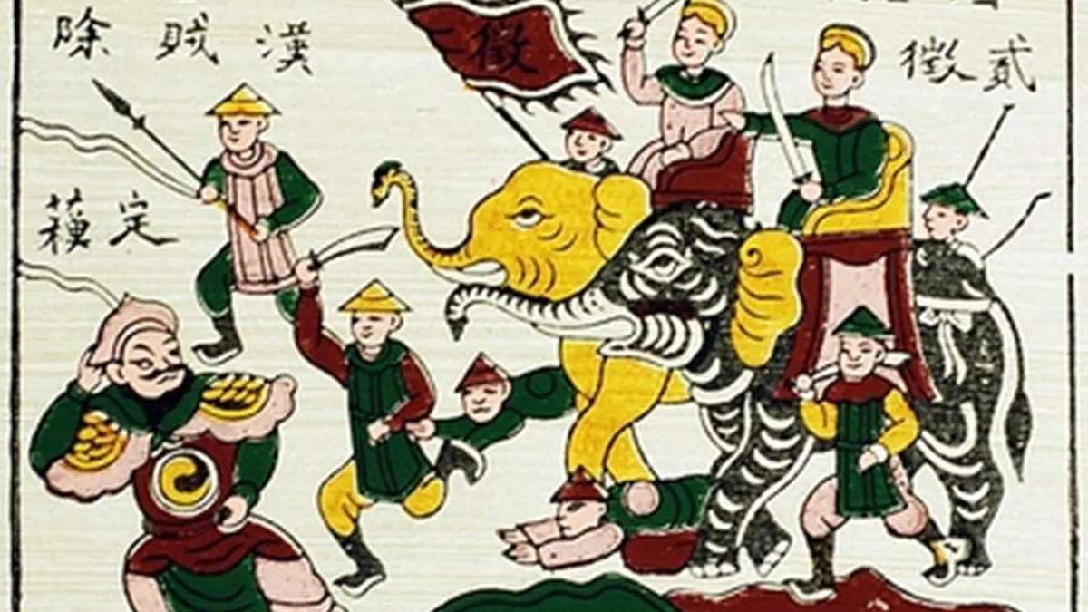 二徵夫人帶領越南人民對抗漢朝入侵,成為越南的民族英雄。(圖/作者│想想論壇提供)