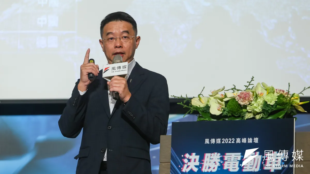 Kia台灣森那美起亞總裁李昌益26日出席風傳媒「決勝電動車」高峰論壇。(顏麟宇攝)
