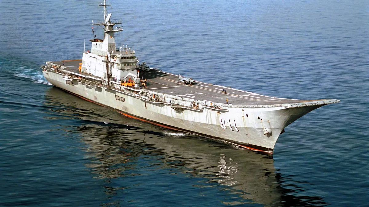 由西班牙打造、東南亞唯一航空母艦「納呂貝特號」隸屬泰國海軍。(翻攝自美國國防部) 由西班牙打造、東南亞唯一航空母艦「納呂貝特號」隸屬泰國海軍。(翻攝自美國國防部)