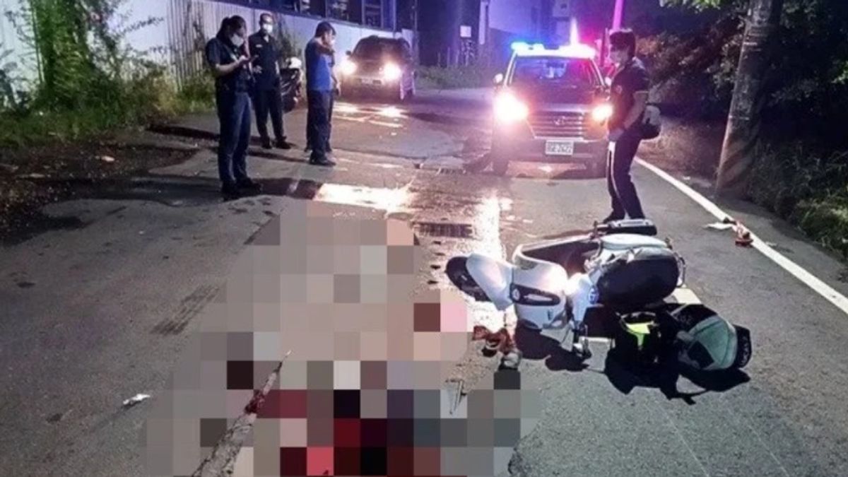 警方起初以為是車禍,後來才知是情殺案。(圖/翻攝自記者爆料網) 警方起初以為是車禍,後來才知是情殺案。(圖/翻攝自記者爆料網)