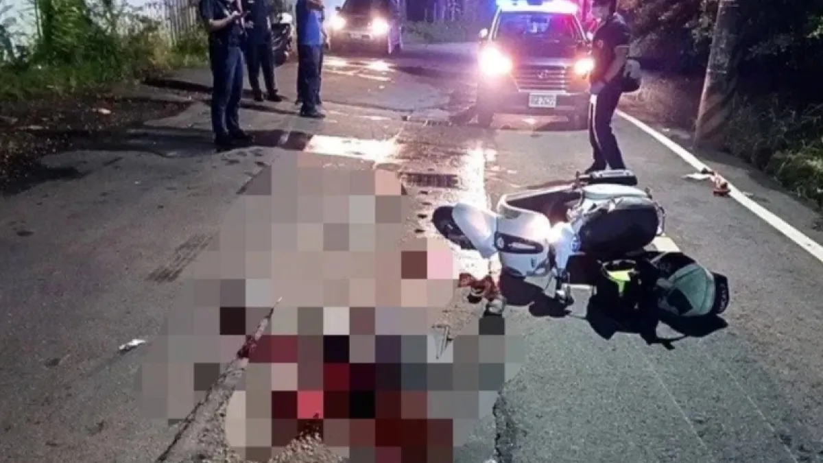 警方起初以為是車禍,後來才知是情殺案。(圖/翻攝自記者爆料網)