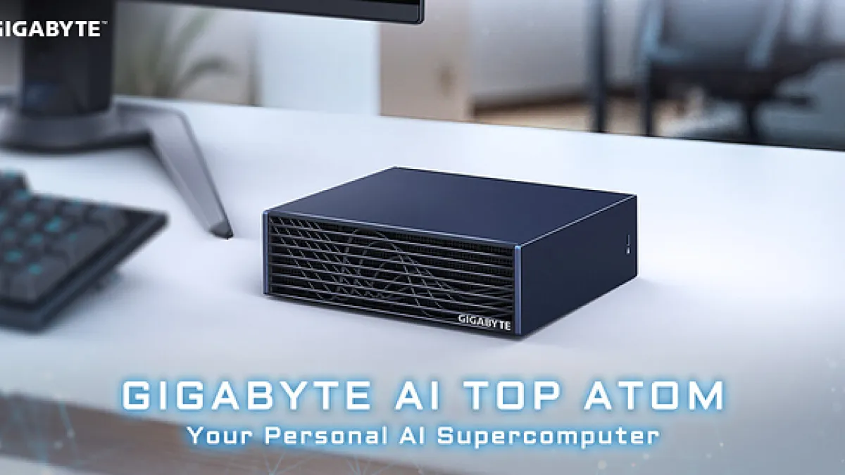 GIGABYTE AI TOP ATOM 64GB Unified Memory Version Expands Possibilities for Desktop AI Development