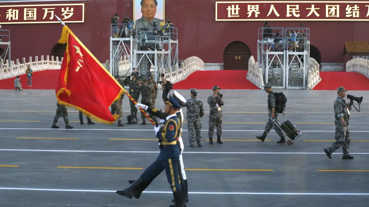 中國九三大閱兵(美聯社)
