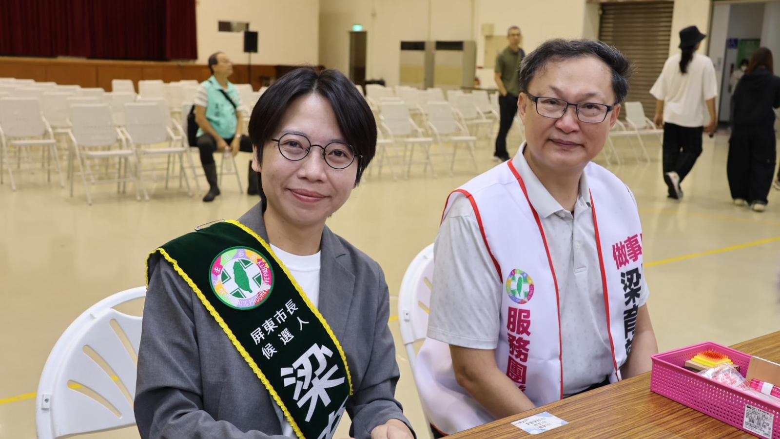 糖廠女兒梁育慈完成屏東市長參選登記 攜手專業團隊拚城市轉型