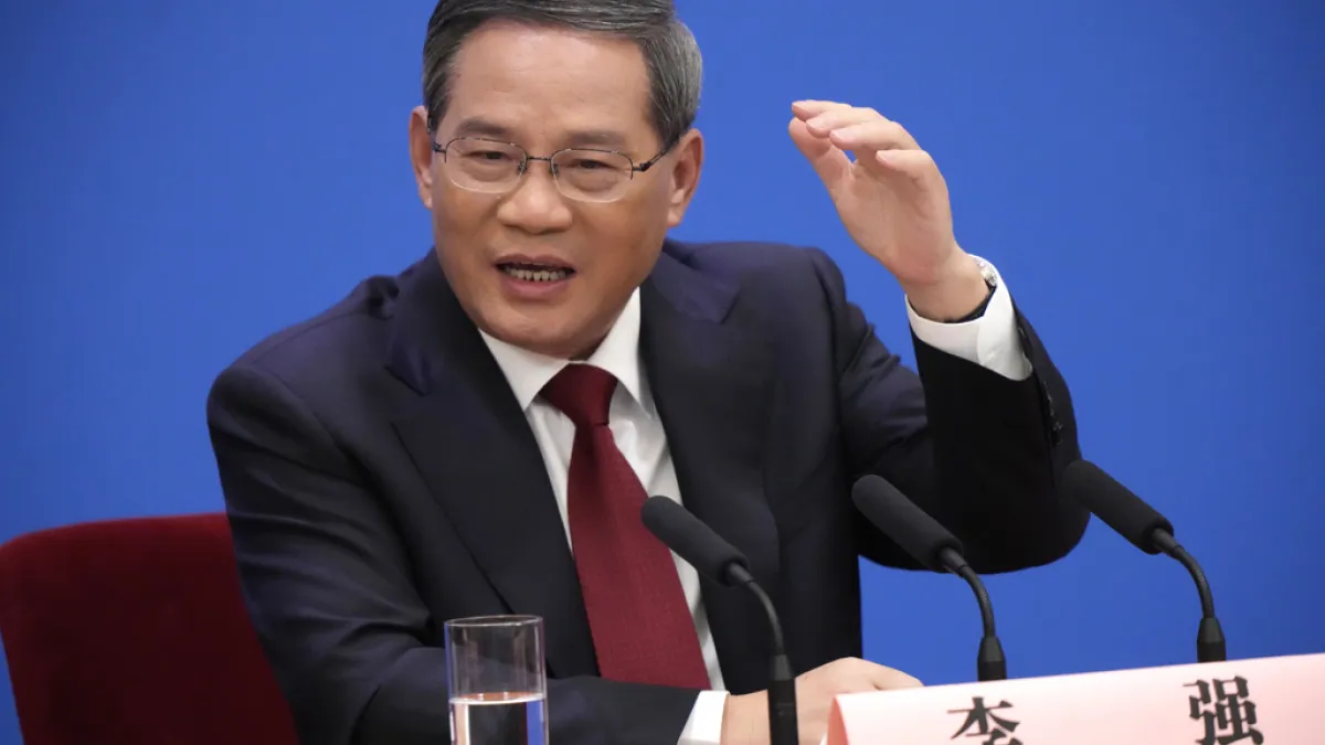 中國國務院總理李強。(美聯社)