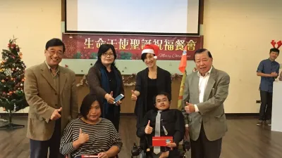 環球科大聖誕溫馨餐會 邀身障生齊聚接受師長祝福