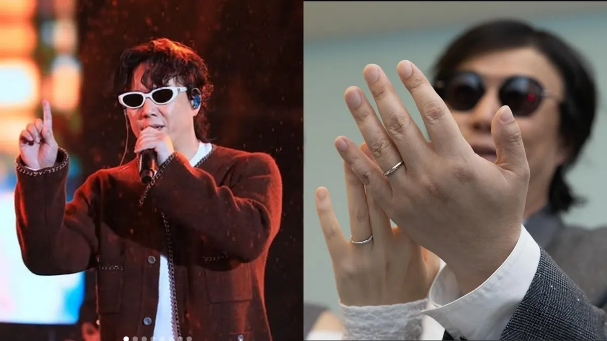 曾拿下4座金曲獎「最佳台語男歌手」的蕭煌奇,在社群宣布結婚喜訊。(圖/翻攝自蕭煌奇ig)