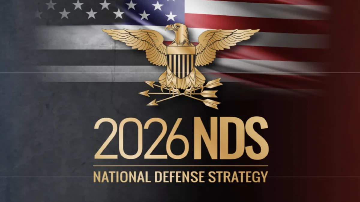 2026年版美國國防戰略報告封面。(翻攝戰爭部官網)