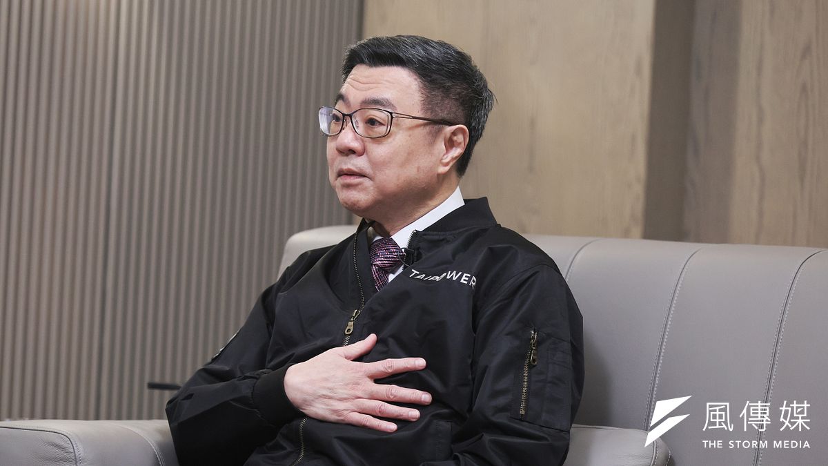 行政院長卓榮泰在《下班瀚你聊》 節目直言好多國民黨立委都叫他下台。(柯承惠攝) 行政院長卓榮泰在《下班瀚你聊》 節目直言好多國民黨立委都叫他下台。(柯承惠攝)