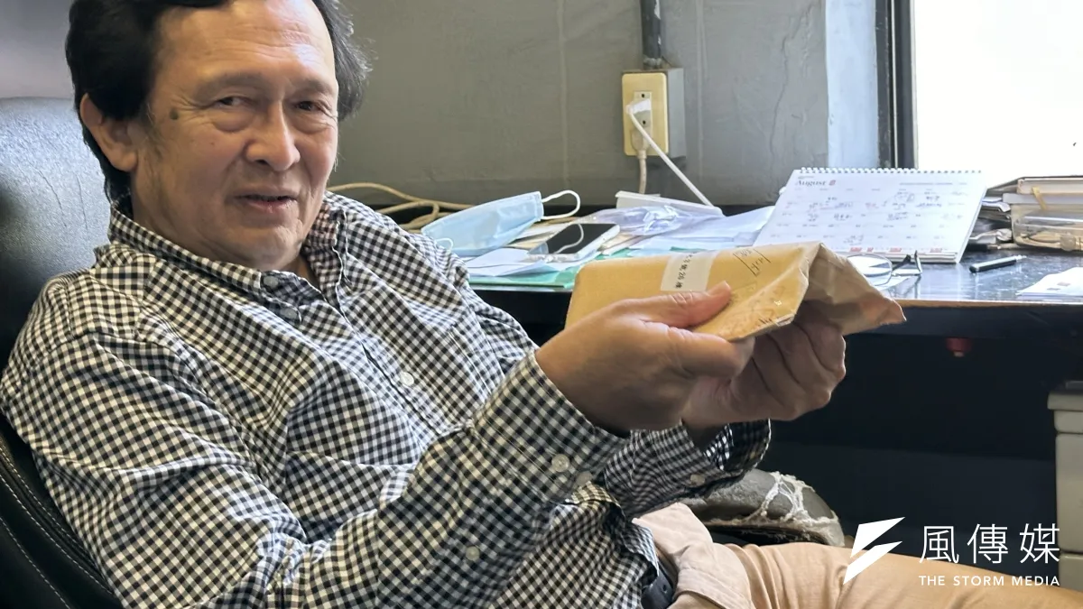 台大地質科學系名譽教授陳文山。(張瀞文攝)