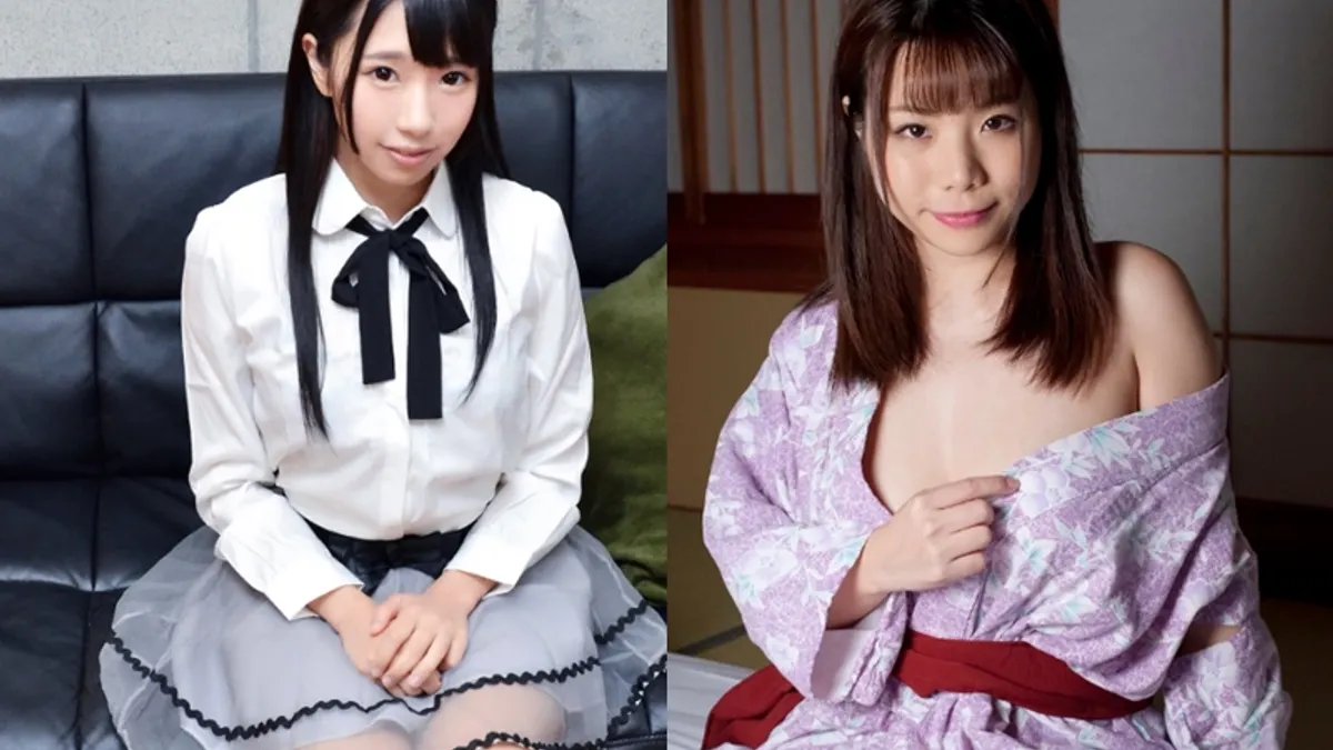 台男赴日本拍A片,與AV女星「偶像派美少女」水嶋愛莉絲(左)及火辣身材的雨宮凜激戰。(圖/取自twitter)