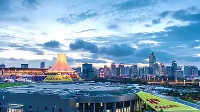 新南向研究兩岸大車拚,台灣略遜一籌。圖為中國─東盟博覽會。(資料照)