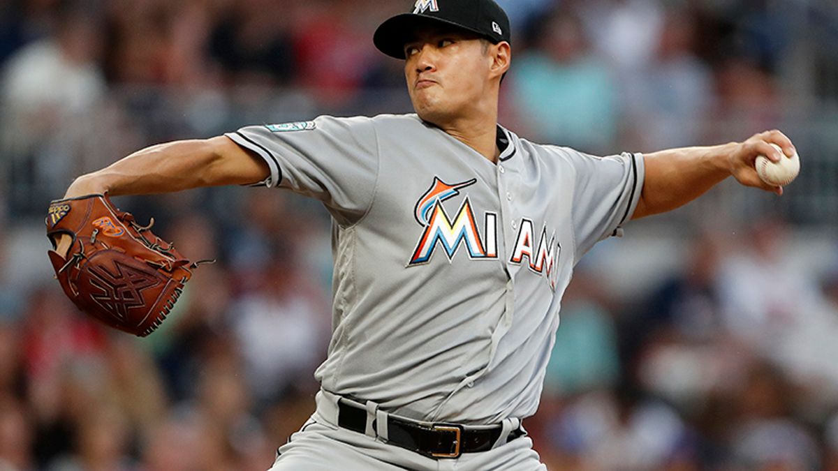 台灣旅美好手陳偉殷(右),綽號用「Weigh-In」取英文名的諧音。(美聯社) 台灣旅美好手陳偉殷(右),綽號用「Weigh-In」取英文名的諧音。(美聯社)