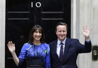英國首相卡麥隆與夫人莎曼珊 英國首相卡麥隆與夫人莎曼珊