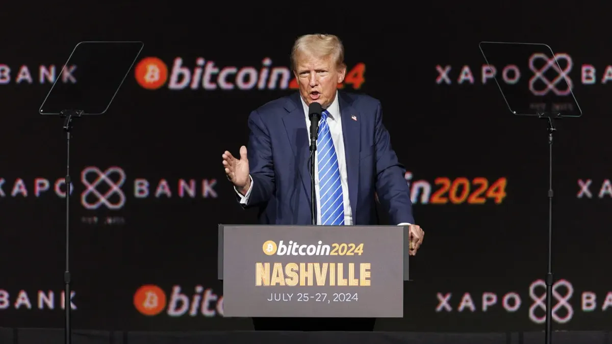 許多曾經批評加密貨幣的政治人物,如今轉向成為了它的支持者,川普正是其中明顯一例,從不看好比特幣,到現在鼓勵持有者「永遠不要賣掉比特幣」。(圖片來源:作者提供)