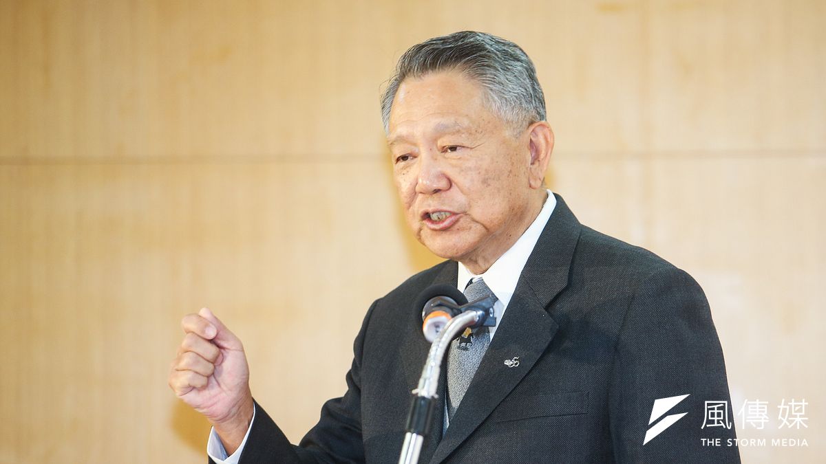 國民黨前副主席詹啟賢宣布參選中國國民黨黨主席記者會。(陳明仁攝) 國民黨前副主席詹啟賢宣布參選中國國民黨黨主席記者會。(陳明仁攝)