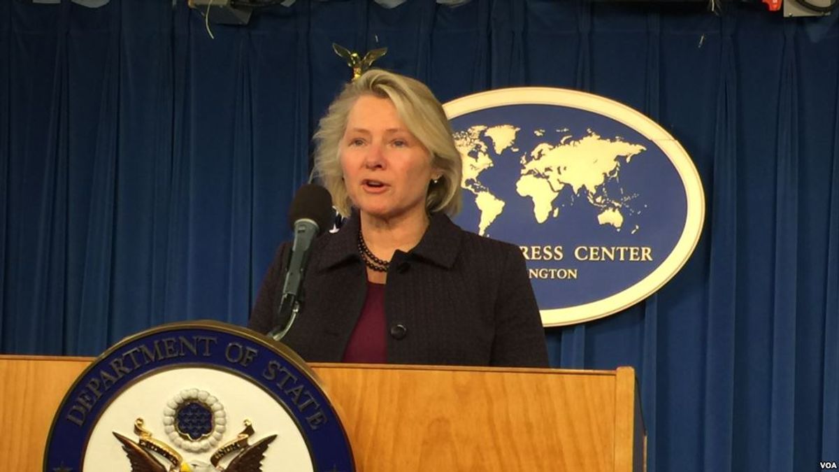 美代理助理國務卿董雲裳。(美國之音) 美代理助理國務卿董雲裳。(美國之音)