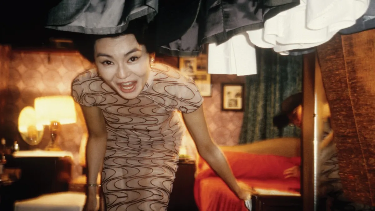 杜可風個人收藏檔案:張曼玉在她的專屬休息室。