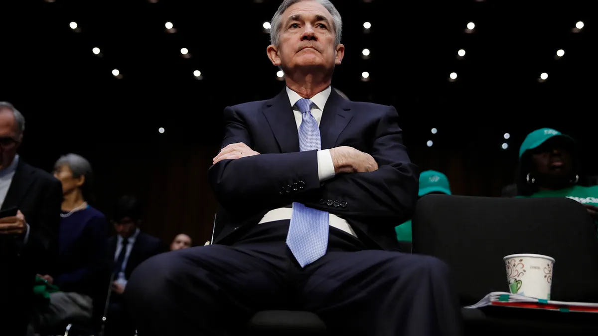 中美貿易戰可能打亂FED升息的規劃,圖為FED主席鮑威爾。(美聯社)