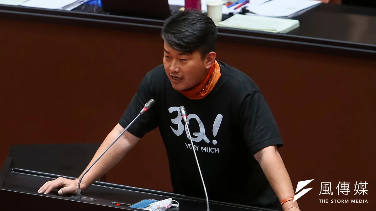「宅神」朱學恒表示,自己絕不支持罷免基進黨立委陳柏惟(見圖),因為罷掉他會讓民進黨支持度回升。(資料照,顏麟宇攝)