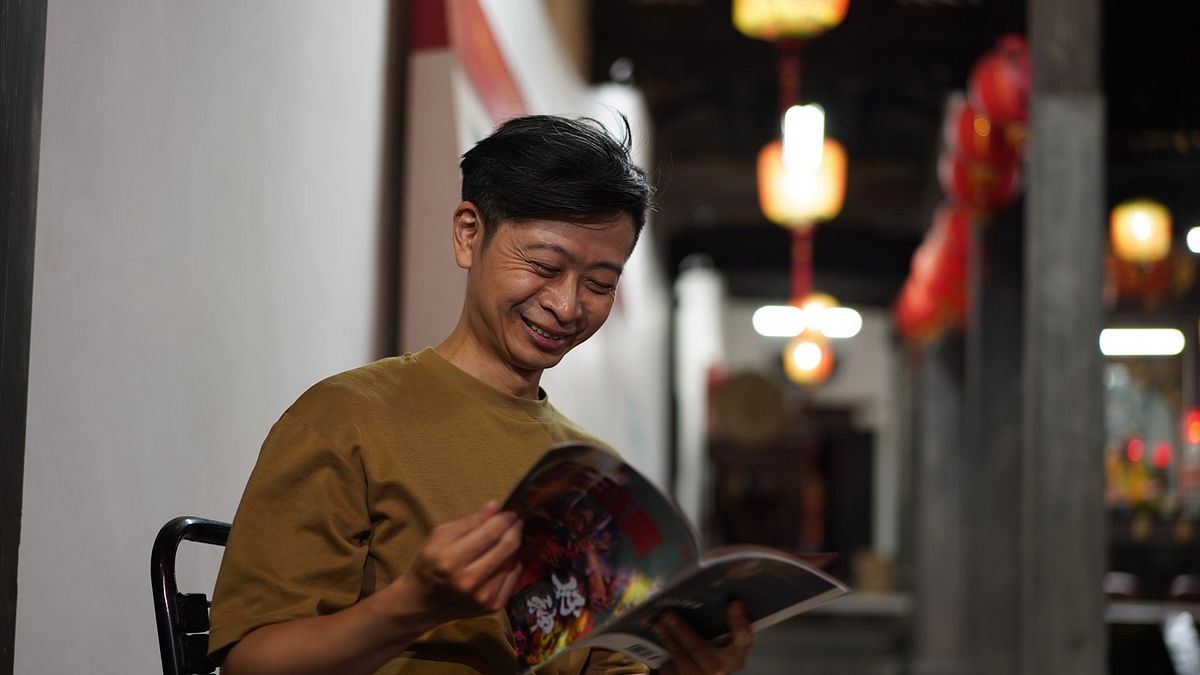 創辦《新莊騷》雜誌的梁勝欽,去年獲得文化局青年社造獎勵。(圖/新北市文化局) 創辦《新莊騷》雜誌的梁勝欽,去年獲得文化局青年社造獎勵。(圖/新北市文化局)