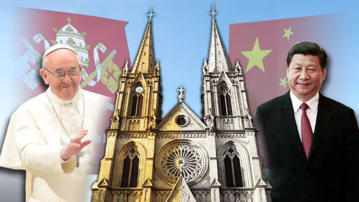 海外華文媒體報導,梵蒂岡最快可能在今年底或明年台灣大選後宣布與北京建交。(資料照片,美聯社、梵蒂岡官網、維基百科/風傳媒重製)