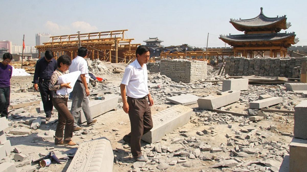 中國層出不窮的地方徵收土地案件,已經成為地方治理危機。(圖為《大同》片截圖)。 中國層出不窮的地方徵收土地案件,已經成為地方治理危機。(圖為《大同》片截圖)。