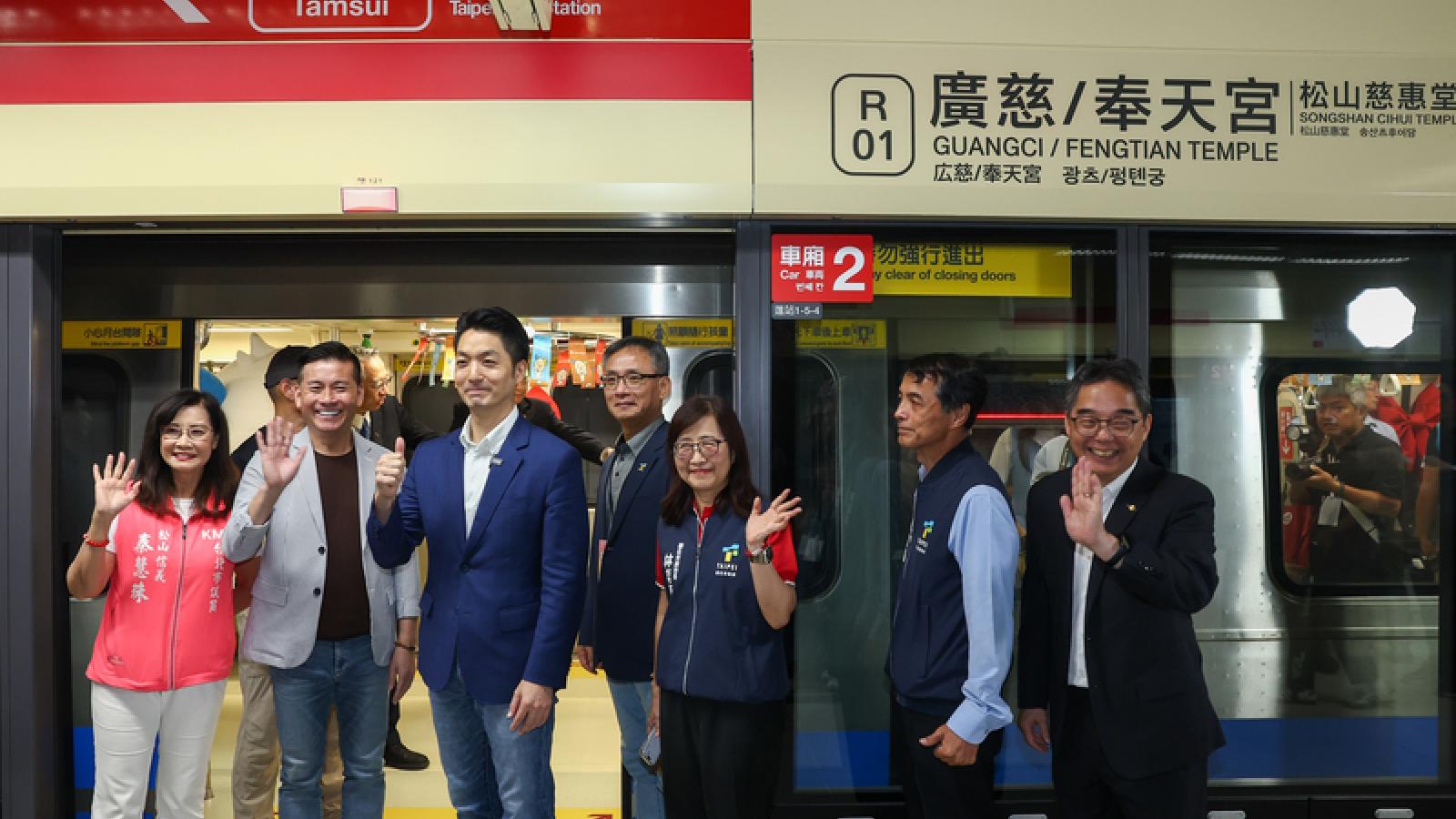 北捷「史上最難工程」通車了!蓋10年遇地層挑戰 蔣萬安:內湖通勤時間縮短到17分