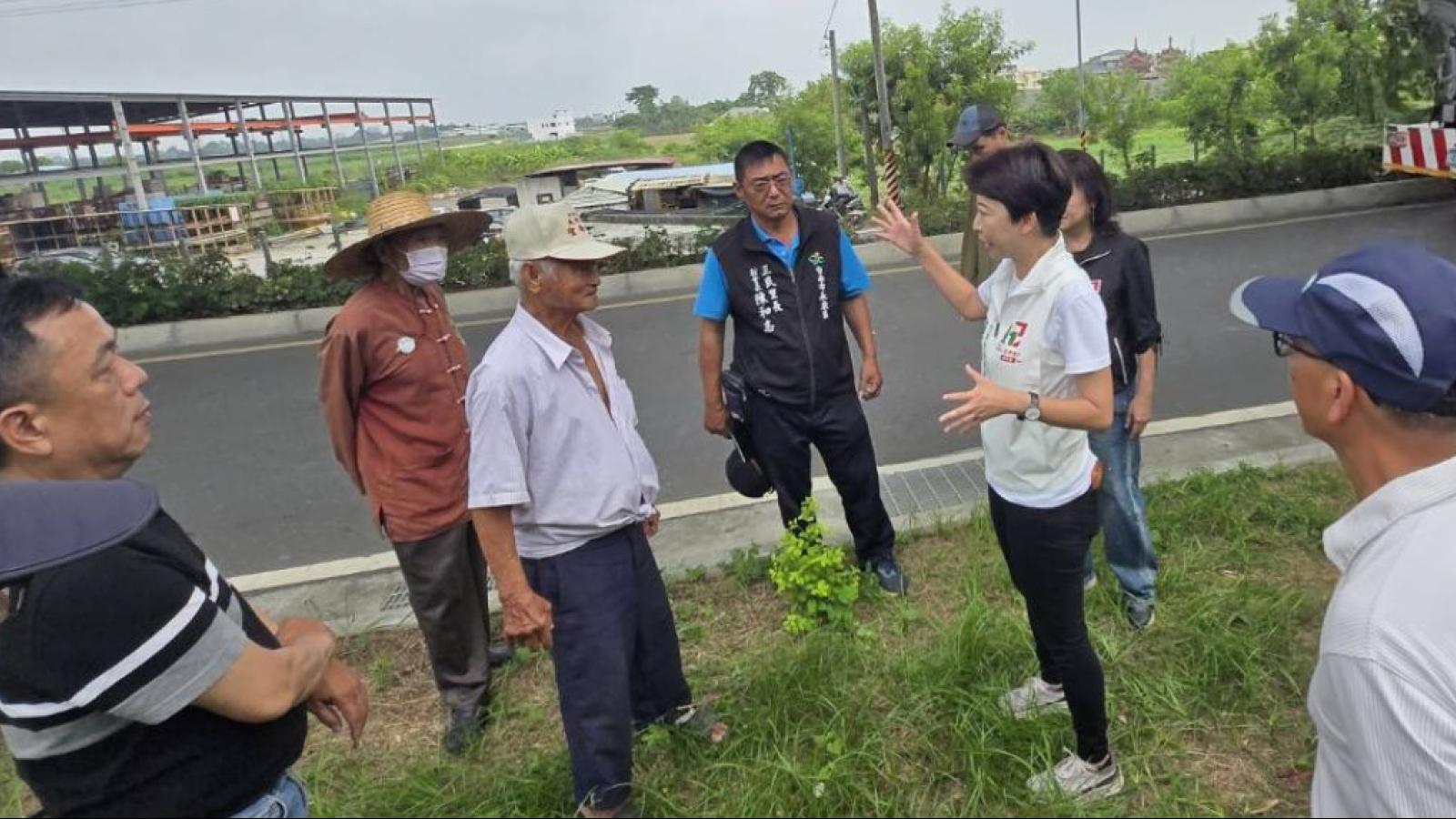 會勘鹽水溪抽水站 陳亭妃促短中長期治水方案改善永康排水