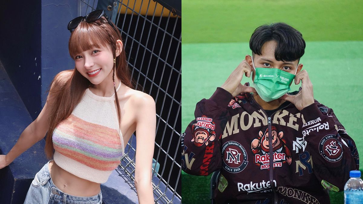 林襄被爆秘戀「樂天桃猿」球星馬傑森。(圖/取自林襄、馬傑森臉書) 林襄被爆秘戀「樂天桃猿」球星馬傑森。(圖/取自林襄、馬傑森臉書)